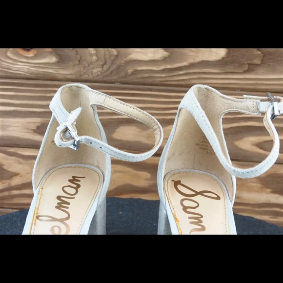 Sam Edelman Susie Suede Sandal Ivory 6.5 - Picture 6 of 6